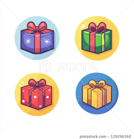gift icons icon color palette green 129298168