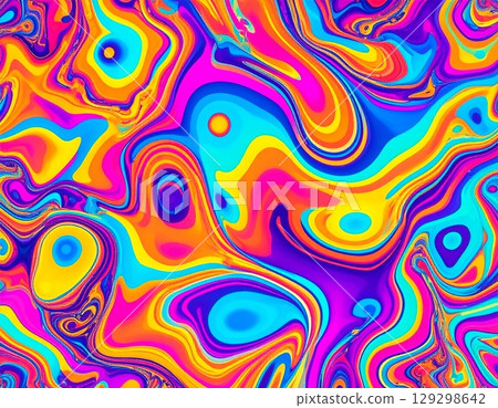 Colorful paint marbled background Colorful paint marbled background 129298642