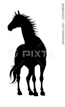 馬剪影 馬剪影 129298698