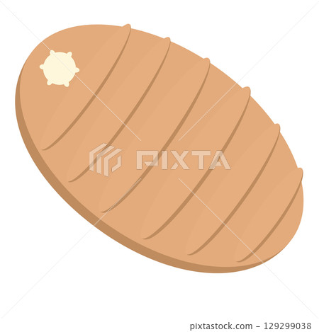Winter hot water bottle illustration 129299038