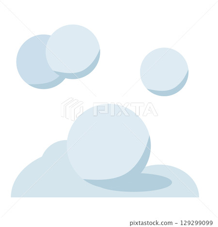 冬天雪球插圖 129299099