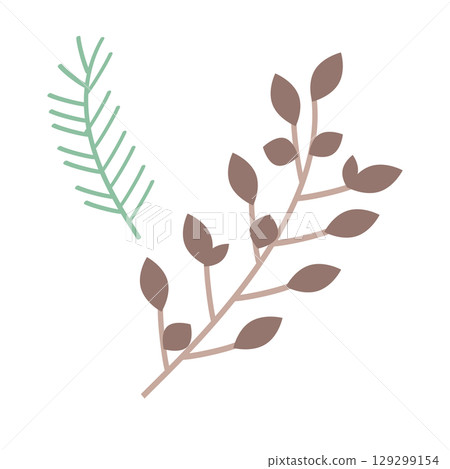 Illustration of a leaf 129299154