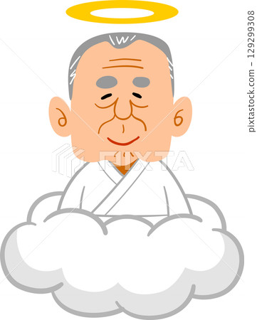 Grandpa smiling in heaven 129299308