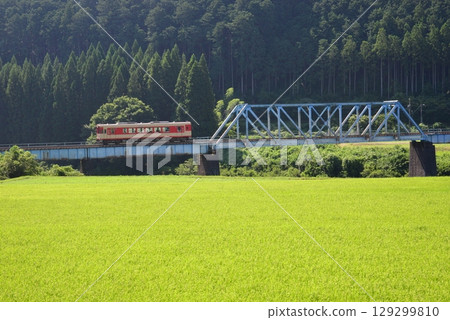 Nagaragawa Railway crossing the Nagaragawa River between Akaike Station and Fukado Station Nagaragawa Railway crossing the Nagaragawa River between Akaike Station and Fukado Station 129299810