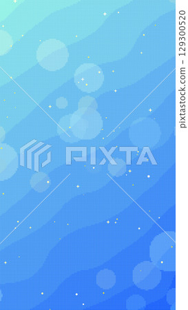 垂直8位元風格波光粼粼的藍色大海背景素材 垂直8位元風格波光粼粼的藍色大海背景素材 129300520