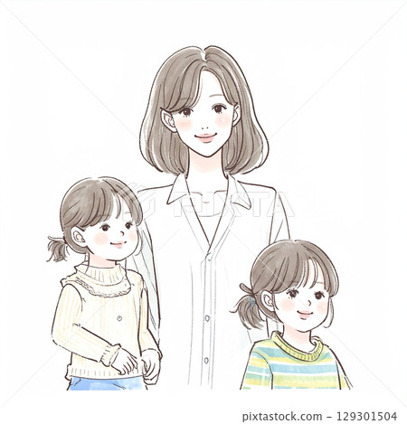 親子插圖 親子插圖 129301504