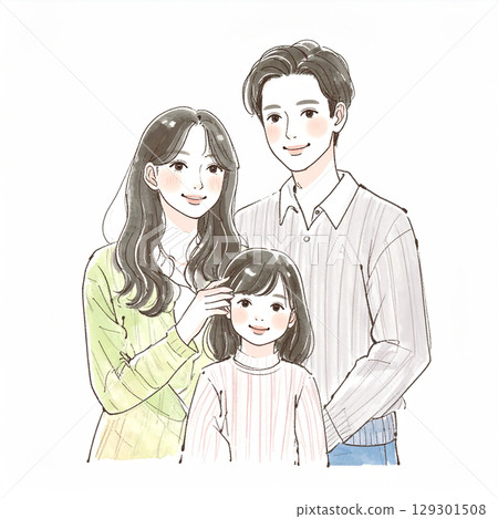 親子插圖 129301508