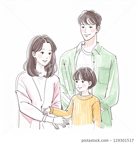 親子插圖 129301517