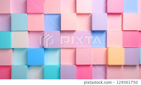 Pastel color blocks, colorful background Pastel color blocks, colorful background 129301750