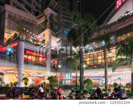 The dynamic Philippines - Evening view of bustling Manila (Malate Ermita) Cityscape (May 2025) 129302204