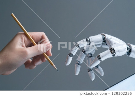 Human Hand and Robotic Arm Reaching for Collaboration 129302256