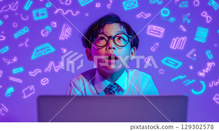 日本小學生對學習充滿熱情 129302578