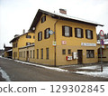 Deutsche Bahn station building in Fussen, a city in southern Germany 129302845