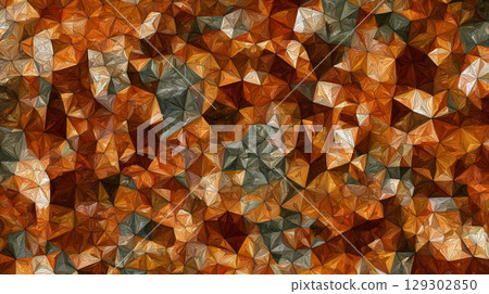 秋天的彩色抽象低多邊形圖案背景 秋天的彩色抽象低多邊形圖案背景 129302850