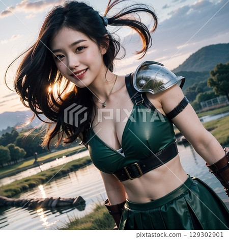 Deciding on a cosplay costume. Deciding on a cosplay costume. 129302901