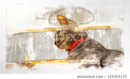 素描 風格 貓 貓 貓 kijitora 灰色 女 女 母貓 母貓 健康 漂亮 癒合 素描 風格 貓 貓 貓 kijitora 灰色 女 女 母貓 母貓 健康 漂亮 癒合 129303125