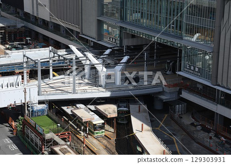 [Hiroshima Electric Railway] Old and new Hiroshima Station tram stops (Main Line) 129303931