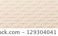 abstract geometric pattern with stripes, lines woven basket weave pattern texture golden colors isolated white backgrounds for knitted textile material, fabric, covering book, wrapping papers, cards 129304041