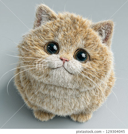 [設計素材] 易於裁切的可愛貓咪背景 129304045