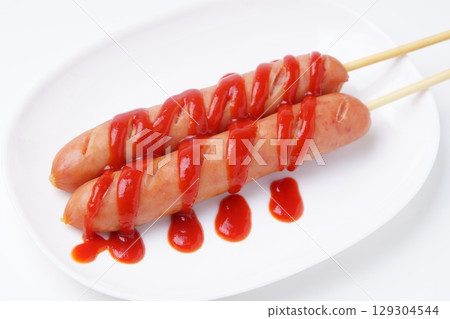 Frankfurter sausage wiener 129304544