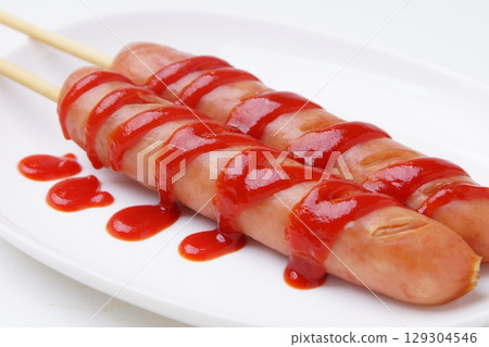 Frankfurter sausage wiener Frankfurter sausage wiener 129304546