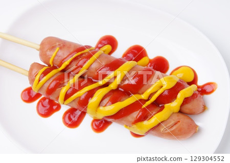 Frankfurter sausage wiener 129304552