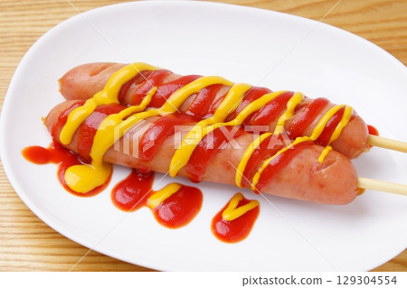 Frankfurter sausage wiener 129304554