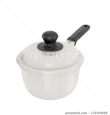 A saucepan used for cooking at home or in restaurants A saucepan used for cooking at home or in restaurants 129304689