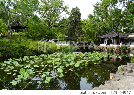 Scenery of Humble Administrator's Garden, China Scenery of Humble Administrator's Garden, China 129304947