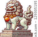 風獅爺雕像的插圖 129305195