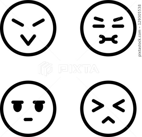 圖示、人物、臉部、表情、表情符號、商務、裝飾、設計、插畫素材集 圖示、人物、臉部、表情、表情符號、商務、裝飾、設計、插畫素材集 129305538