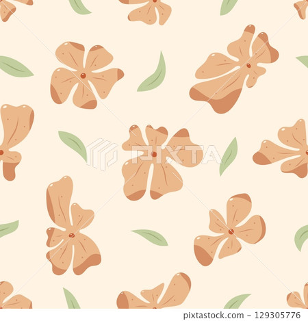 Floral swirl picture. 129305776