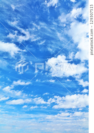 Autumn sky and clouds 129307515
