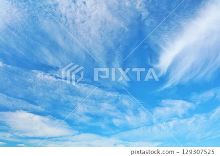 Autumn sky and clouds Autumn sky and clouds 129307525