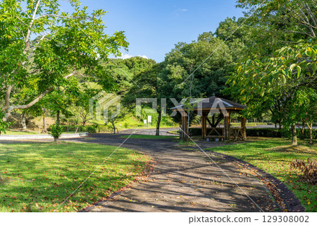 傍晚的觀音池公園 129308002