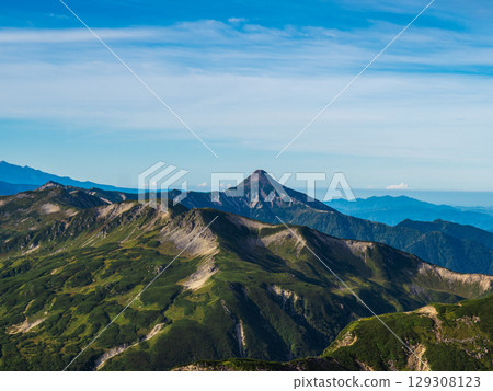 From Mt. Suisho to Mt. Kasagatake 129308123