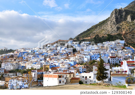 Distant view of Chefchaouen Distant view of Chefchaouen 129308140