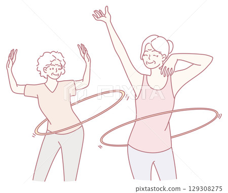 Joyful Hula Hooping A Vibrant and Engaging Fitness Activity to Enjoy with Friends and Family Joyful Hula Hooping A Vibrant and Engaging Fitness Activity to Enjoy with Friends and Family 129308275