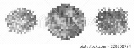 Censor pixel blur effects Censor pixel blur effects 129308784