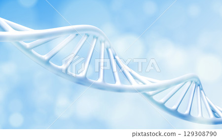 White DNA helix strand structure 129308790