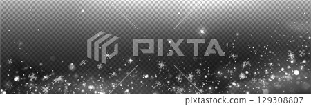 Falling shimmer snow png overlay 129308807