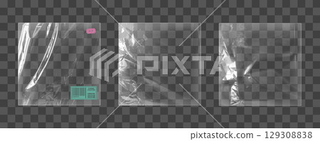 Clear plastic vinyl wrap set Clear plastic vinyl wrap set 129308838