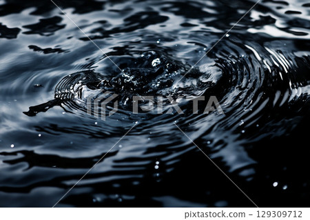 Ripples on the surface of the water 129309712