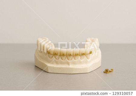 Lingual orthodontics, cosmetic dentistry Lingual orthodontics, cosmetic dentistry 129310057