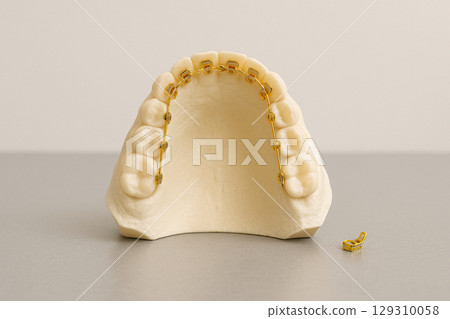 Lingual orthodontics, cosmetic dentistry 129310058