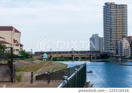 Hankyu Railway Imazu Line Railway Bridge 129310416