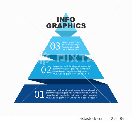 Infographic design template with place for your data. Vector illustration. 129310633