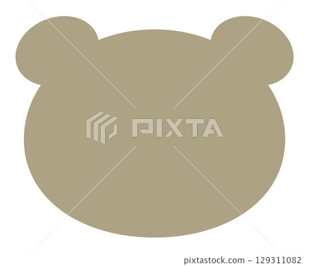 Bear icon illustration 129311082