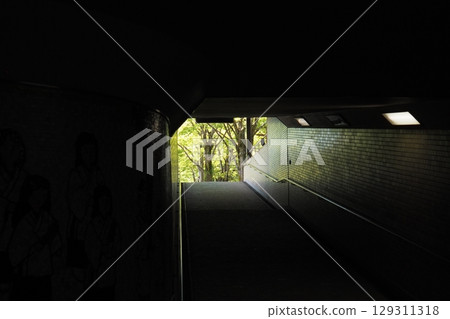 一條從黑暗通往光明的地下通道 129311318