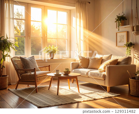 有窗戶的客廳 129311482